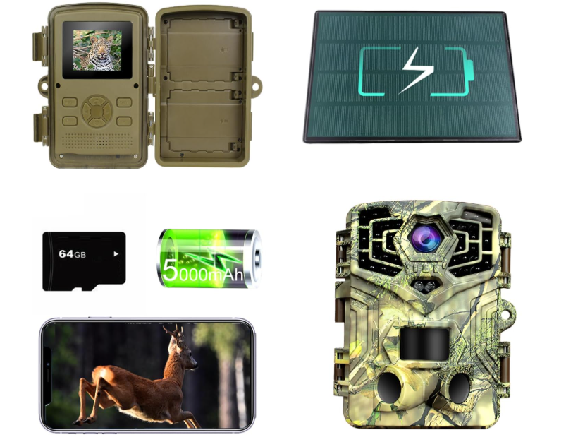 YWYLL 48MP WiFi Solar Trail Camera 
