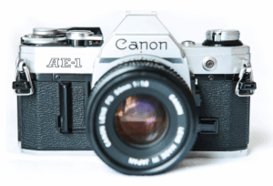 Vintage Canon AE-1 35mm SLR Camera