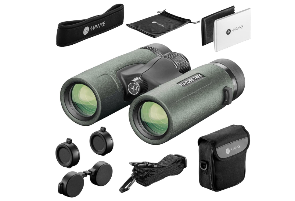 Nature-Trek Binoculars 10x32 Green